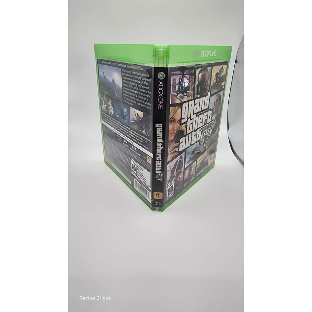 Grand Theft Auto V (Microsoft Xbox One, 2014) CIB Complete W/ Map Tested Working